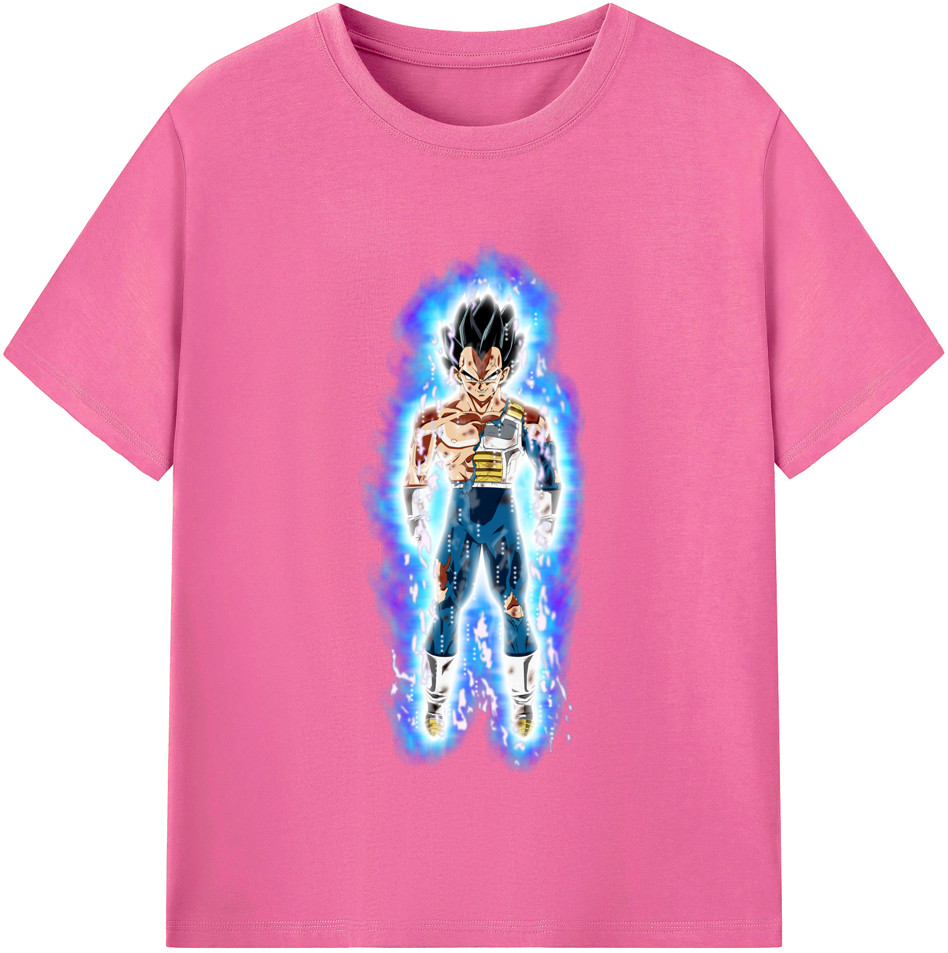 （画像用） ドラゴンボール ベジータ四世（Bejīta Yonsei）DRAGON BALL Vegeta IV レディースカジュアルプリントTシャツ（綿100％）